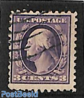 United States Of America 1916 3c, Perf. 10, No WM, Used, Used Or CTO - Gebruikt