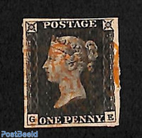 Great Britain 1840 Penny Black, Used, Used Or CTO - Used Stamps