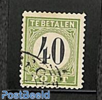 Netherlands Antilles 1889 Postage Due 40c, Type III, Used, Used Or CTO - Otros & Sin Clasificación