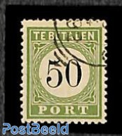 Netherlands Antilles 1889 Postage Due 50c, Type III, Used, Used Or CTO - Andere & Zonder Classificatie