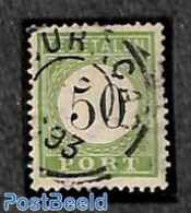 Netherlands Antilles 1889 Postage Due 50c, Type II, Used, Used Or CTO - Autres & Non Classés