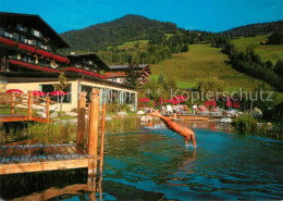 73241983 Sankt Johann Pongau Hotel Oberforsthof Badesee Steg Sankt Johann Pongau - Altri & Non Classificati