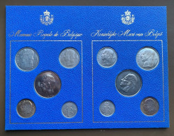 1975 Belgium FDC Set 10 Coins,P#SS11,7517 - FDC, BU, Proofs & Presentation Cases