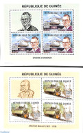 Guinea, Republic 2002 Railways 2 M/s, Mint NH, Transport - Railways - Treni