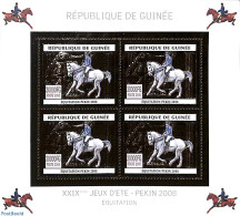 Guinea, Republic 2005 Olympic Games M/s, Gold, Mint NH, Nature - Sport - Horses - Olympic Games - Altri & Non Classificati