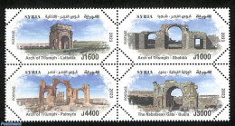 Syria 2023 Antique Gates 4v [+], Mint NH, History - Archaeology - Archéologie