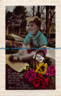 R039578 Greeting Postcard. Bright Birthday Hours. A Boy. RP. 1934 - World