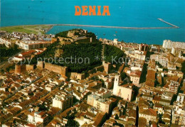 73241856 Denia Fliegeraufnahme Pueblo Castillo Denia - Altri & Non Classificati