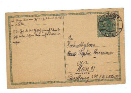 Österreich, 1917, Postkarte Mit Eingedr. 8Heller Frankatur/Kaiser Karl I., Stempel St.Pölten 1 (11407E) - Postcards