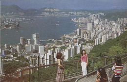 X114469 CHINE CHINA HONG KONG BIRD' S EYE VIEW OF VICTORIA HARBOUR - Cina (Hong Kong)