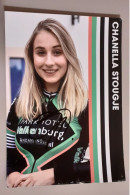 Autographe Chanella Stougje Parkhotel Valkenburg Format A5 - Wielrennen