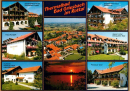 73241229 Bad Griesbach Rottal Fliegeraufnahme Thermalbad Kurpark Passauer-Wolf K - Other & Unclassified