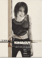 X112602 PUBLICITE PUBLICITY TONI AND GUY HAIRDRESSING HAIR DRESSING  COIFFEUR COIFFURE UNITED KINGDOM - Werbepostkarten