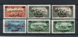 !!! ALAOUITES, SERIE PA N°35/40 NEUVE * - Unused Stamps