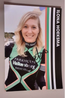 Autographe Ilona Hoeksma Parkhotel Valkenburg Format A5 - Cyclisme