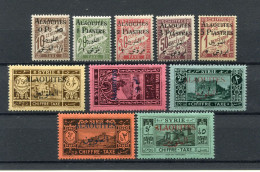 !!! ALAOUITES, SERIES DE TAXES N°1/5 ET 6/10 NEUVES * - Unused Stamps