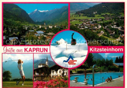 73240886 Kaprun Kitzsteinhorn Schaufelberg Burg Golfplatz Schwimmbad Kaprun - Sonstige & Ohne Zuordnung