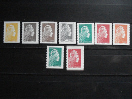 1594 à 1600 Marianne D'YZ De 2018 + 1598a Et 1599a De Carnet Neufs ****** - Unused Stamps