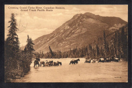 AMERIQUE - CANADA - Crossing Grand Forks River, Canadian Rockies - Grand Trunk Pacific Route - Unclassified