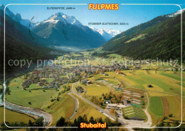 73240772 Fulpmes Tirol Fliegeraufnahme Stubaital Zuckerhuetl Fulpmes Tirol - Sonstige & Ohne Zuordnung