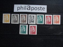 1594A à 1600A Marianne D'YZ De 2022 + 1598Aa Et 1599Aa De Carnet   Neufs ****** - Unused Stamps