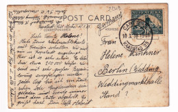 Post Card South Africa Captown 1938 Kaapstadt Südafrika Deutschland Berlin Germany Photo Eventide Over The Cape - Covers & Documents