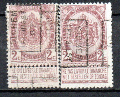 937A Voorafstempeling Op Nr 55 - SICHEM-LEZ-DIEST 07 - Positie A & B - Rolstempels 1900-09