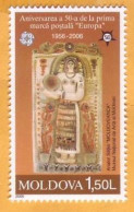 2005 Moldova Moldavie Moldau  Europa - Cept 50 Years Of The First Postage Stamps "EUROPА"   1v Mint - 2005