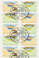 D,Bund Mi.Nr. Folienblatt 13 Post Grußmarken (mit 10x  2848-49) - Altri & Non Classificati