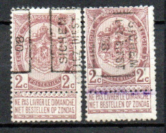 1097 Voorafstempeling Op Nr 55 - SICHEM-LEZ-DIEST 08 - Positie A & B - Rollo De Sellos 1900-09