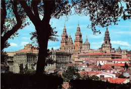 ESPAGNE - Santiago De Compostela - La Cathédrale Vue Du Paseo De La Herradura - Vue D'ensemble - Carte Postale - Santiago De Compostela