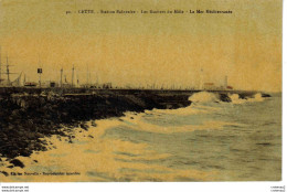 34 CETTE Sète N°30 Station Balnéaire Rochers Du Môle Phare Jetée Bateaux VOIR DOS - Sete (Cette)