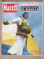 Journal Revue PARIS MATCH N° 373 - 2 Juin 1956 Mémoires Du Général De Gaulle - Mendès-France Sur La Touche - Testi Generali