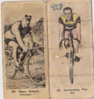 Coureurs Cyclistes Belges  Romain MAES  (Zerkegem), Peer VERREYCKEN (Niel), - Andere & Zonder Classificatie