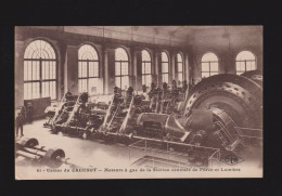 CPA - 71 - Usines Du Creusot - Moteurs à Gaz De La Station Centrale De Force Et Lumière - Circulée En 1921 - Le Creusot