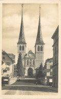 Switzerland Postcard Luzern Hofkirche - Lucerna