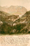 13718576 Loeche-les-Bains Pont D’Inden Et La Gemmi Loeche-les-Bains - Altri & Non Classificati