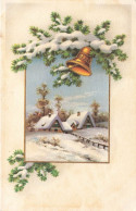 FANTAISIES - Une Maison Sous La Neige - Colorisé - Carte Postale Ancienne - Other & Unclassified