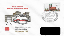 GERMANY. POSTMARK. RAILROAD. 1995 - 1981-1990