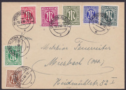 MiNr 6, 9, 28/32, MiF Mit  7 Werten, "Hamburg", 13.2.46 - Briefe U. Dokumente