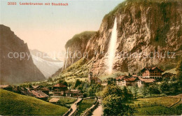 13716616 Lauterbrunnen BE Mit Staubbach Wasserfall Berner Alpen Lauterbrunnen BE - Autres & Non Classés