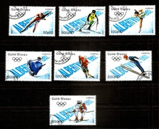 (!) Guinea Bissau 1989 Albertville Olympic Winter Games Skating Skiing Hockey CTO - Guinée-Bissau