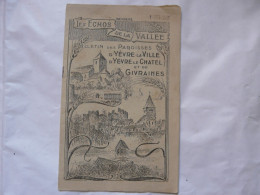 LES ECHOS DE LA VALLEE - BULLETIN DES PAROISSES D'YEVRE-LA-VILLE, D'YEVRES-LE-CHATEL Et De GIVRAINES 1931 - Religion