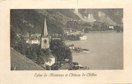 Switzerland Postcard Montreux Chateau De Chillon - Sonstige & Ohne Zuordnung