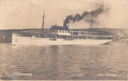 Steamer Ship S/s Zagreb , Split 1936 - Kroatien