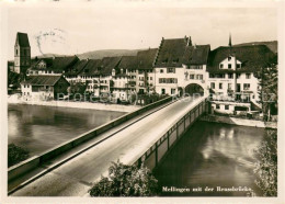 13710966 Mellingen AG Mit Der Reussbruecke Feldpost Mellingen AG - Autres & Non Classés