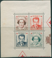 Monaco 1949 SG408 Red Cross Fund MS Left Block MNH - Sonstige & Ohne Zuordnung