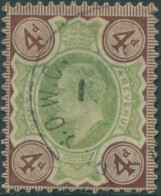 Great Britain 1902 SG235 4d Green And Grey-brown KEVII FU - Sin Clasificación