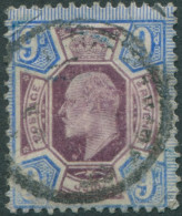 Great Britain 1902 SG250 9d Dull Purple And Ultramarine KEVII FU - Unclassified