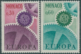 Monaco 1967 SG890-891 Europa Cogwheels Set MNH - Other & Unclassified